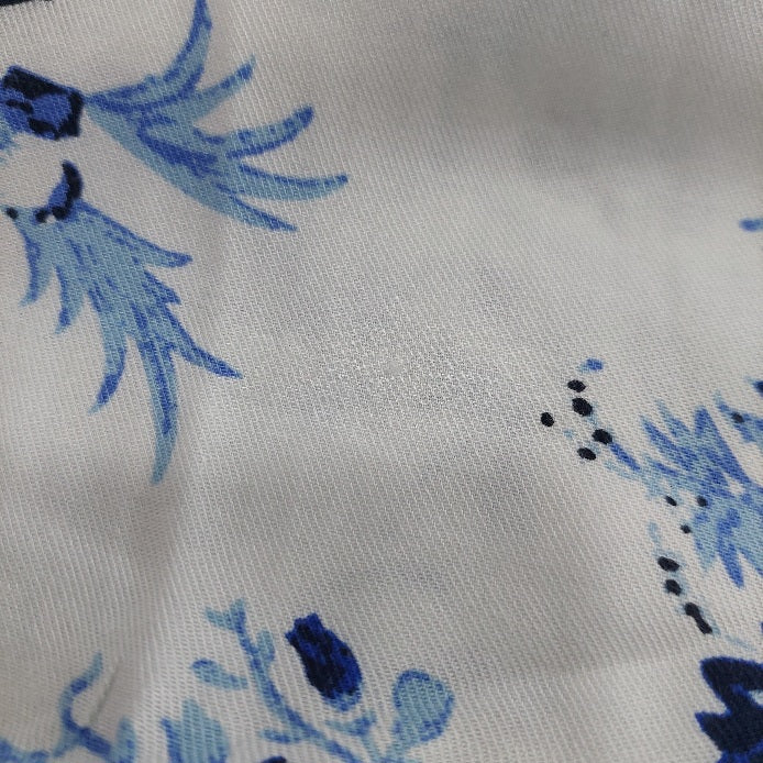 Riffat Aliani White & Blue Printed Co-ord Set | Gently Used |