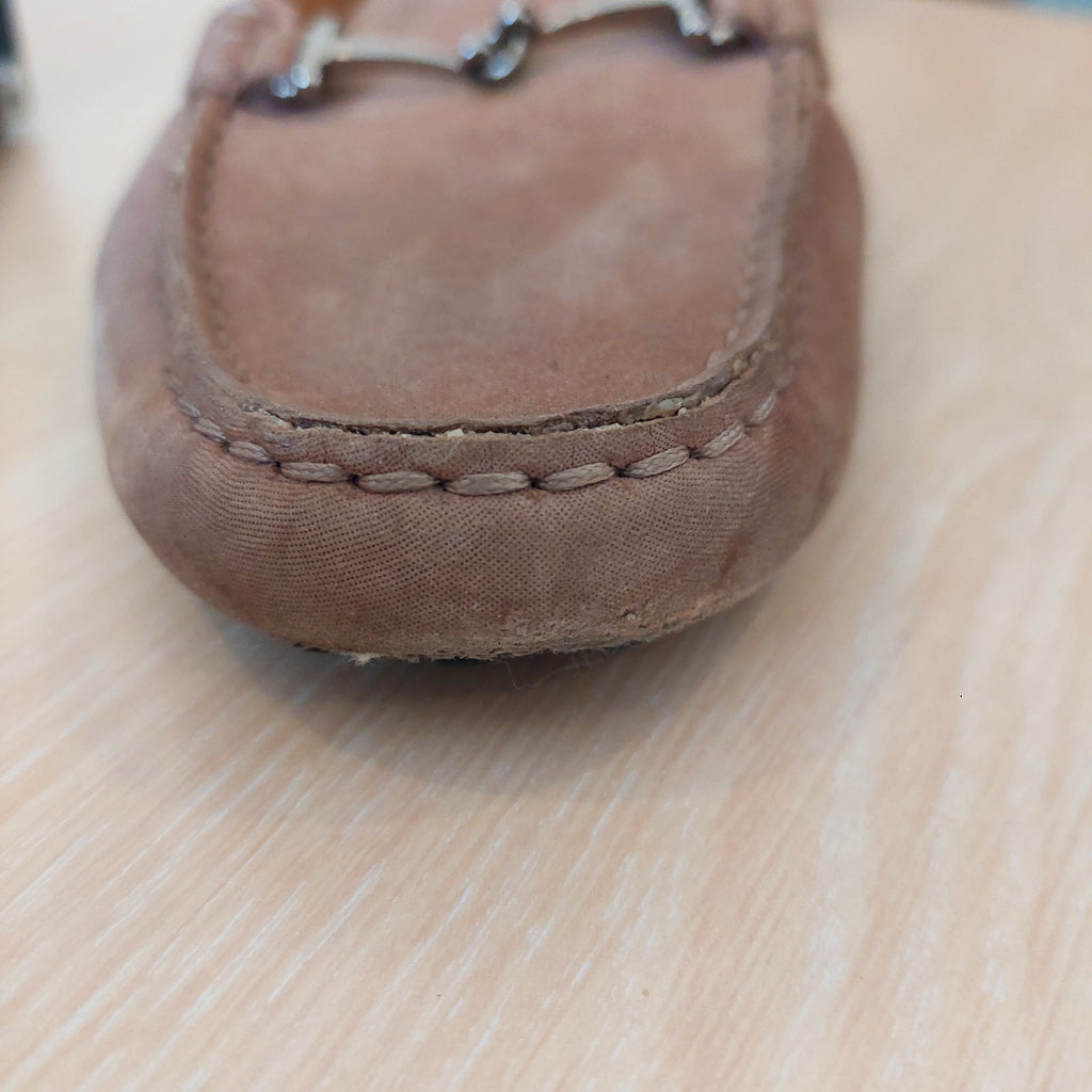 Tod's Beige Suede Loafers | Pre Loved |