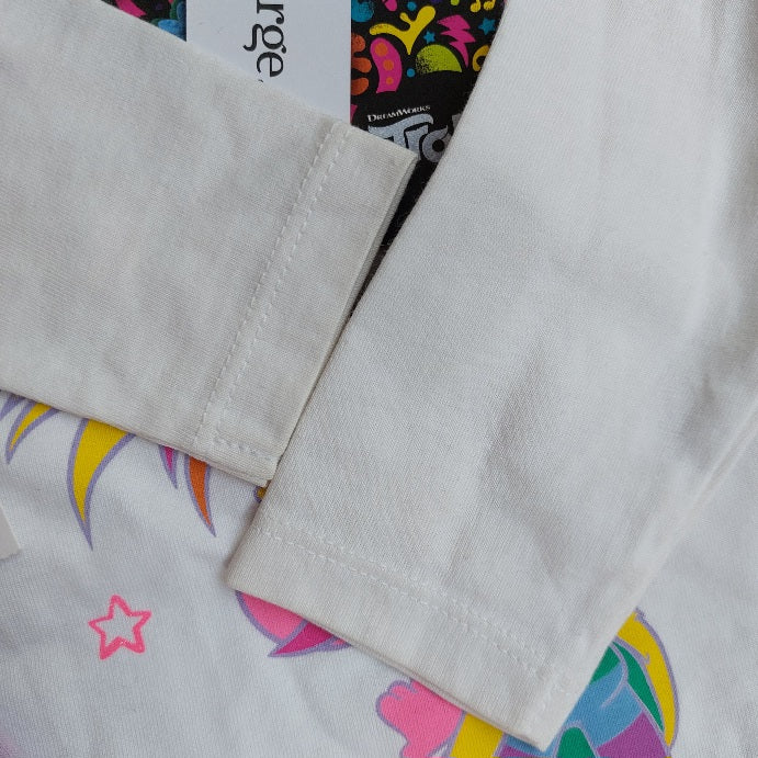 George Trolls White & Pink Printed Top (1-1.5 Years)  | Brand New |