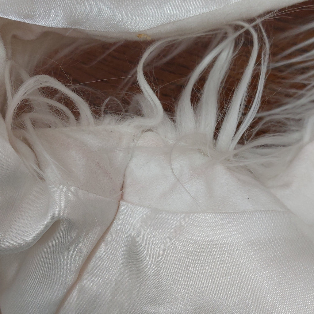Forvever21 White Faux Fur Sleeveless Vest | Brand New |