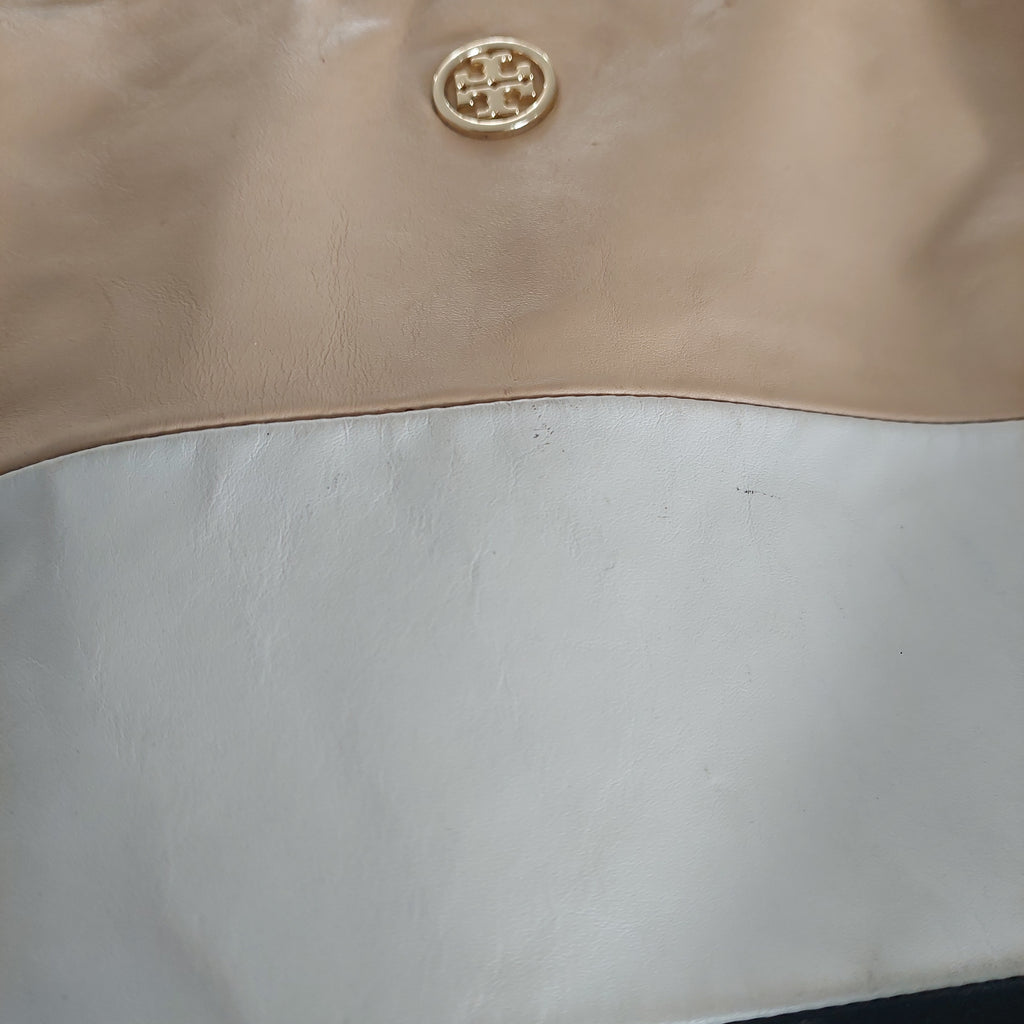 Tory Burch Color Block Leather Shoulder Bag | Pre Loved |