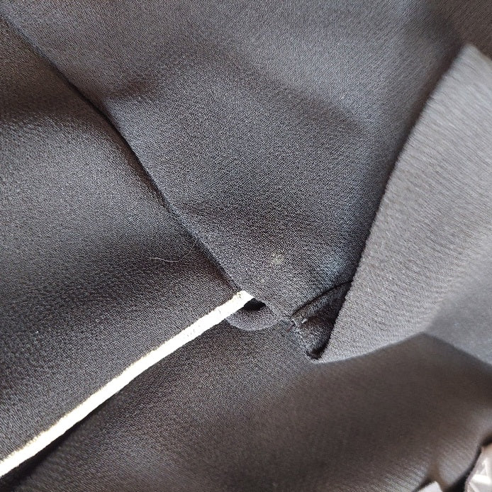 Armani Exchange Black Layered Soft Collared Top | Gently Used |