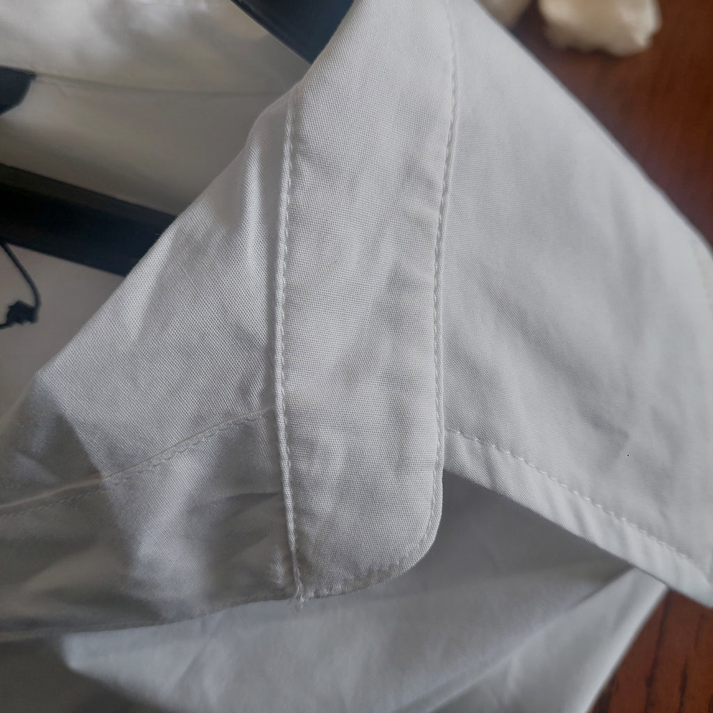 Zara White Button Down Top | Gently Used |