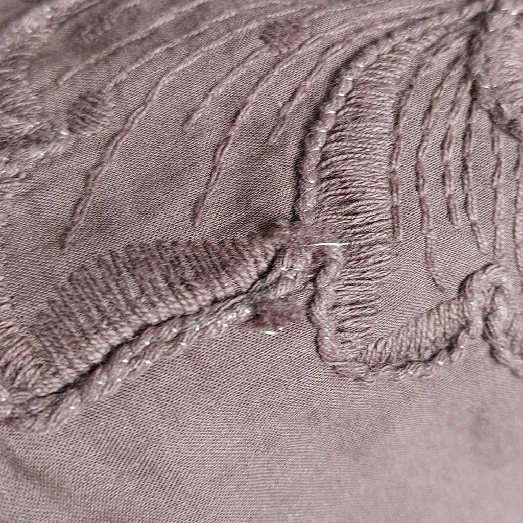 ZARA Brown Embroidered Sleeveless Co-ord Set | Pre Loved |