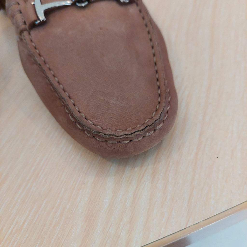 Tod's Beige Suede Loafers | Pre Loved |