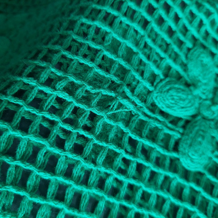 ZARA Green Crochet Sleeveless Dress | Gently Used |