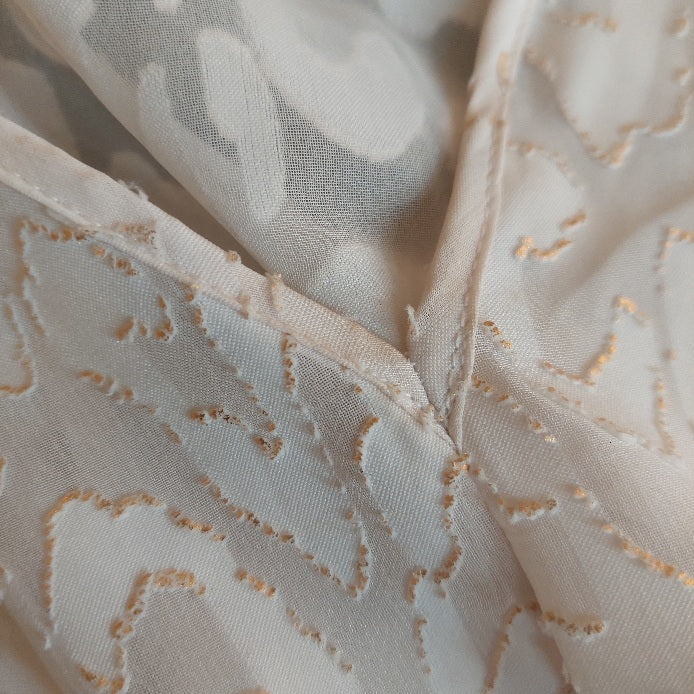 H&M Off White Semi Sheer Textured Kaftan | Pre Loved |