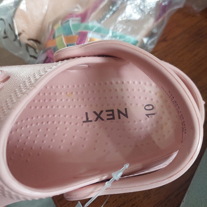 Next Pink Rainbow Crocs | Brand New |