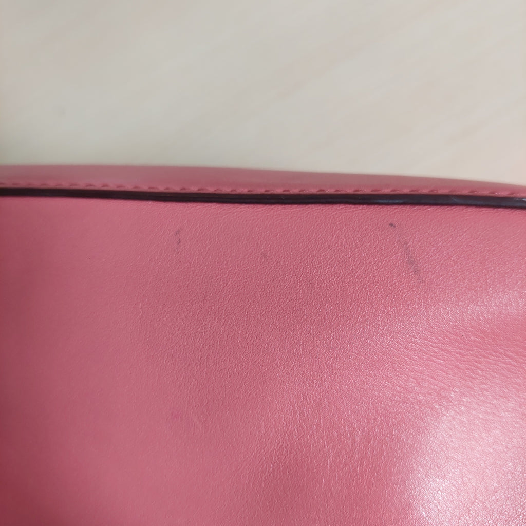 Coach Barbie Pink Dinky Leather Crossbody Bag | Pre Loved |