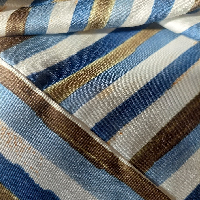 Zara Multi-Colour Striped Satin Blouse | Gently Used |