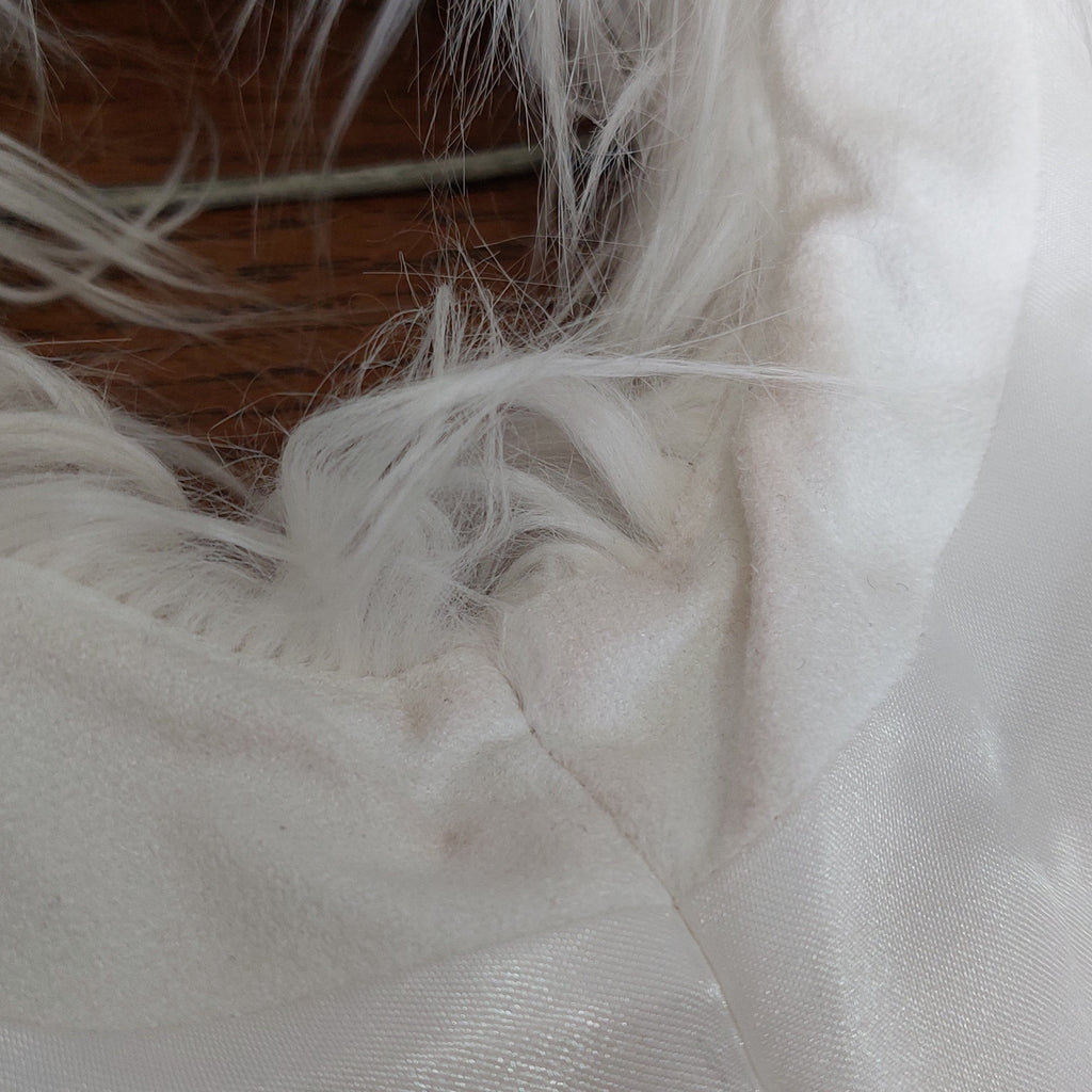 Forvever21 White Faux Fur Sleeveless Vest | Brand New |