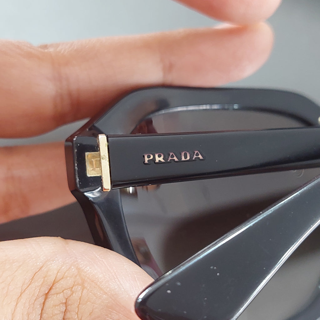 PRADA Black 1AB-0A7 140 Sunglasses | Gently Used |