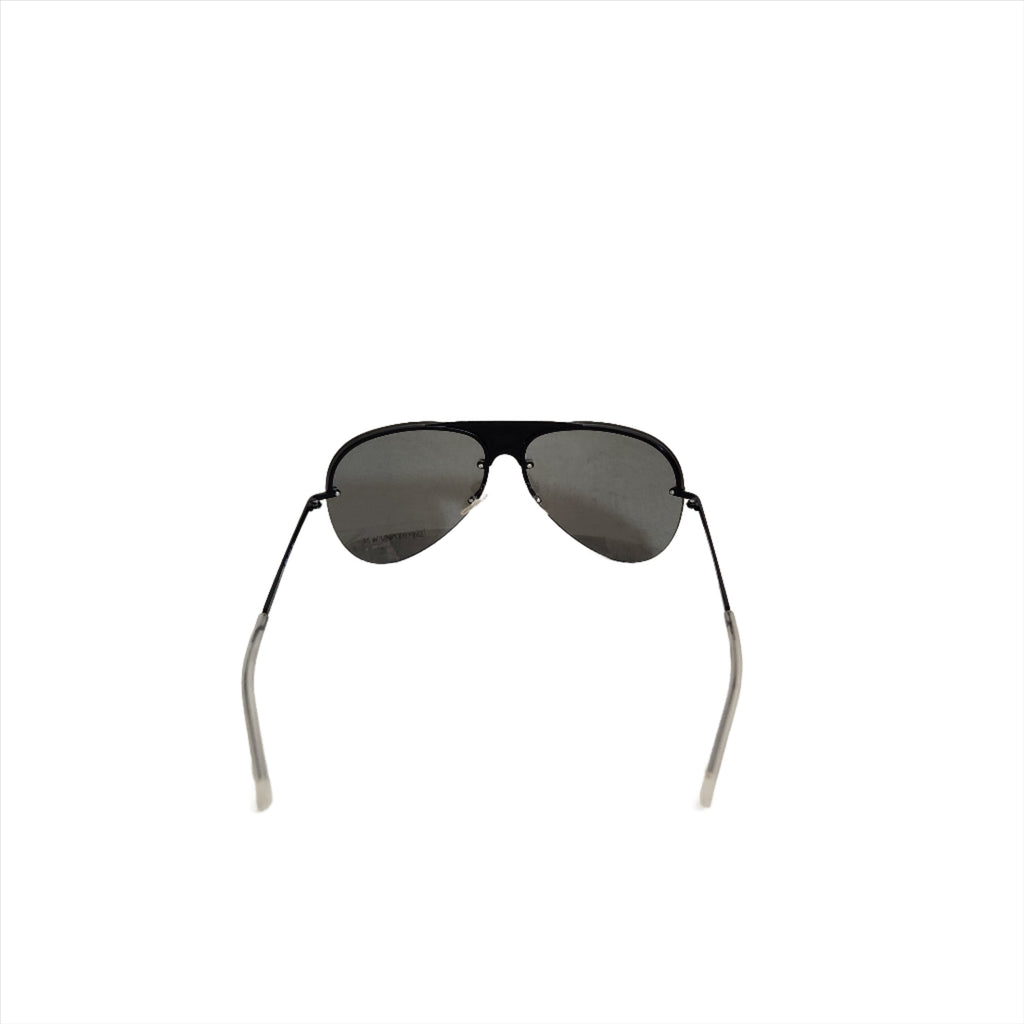 Emporio Armani Unisex EA9855/S Black Aviator Sunglasses | Like New |