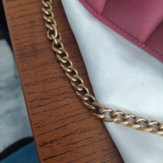 Coach Pink Quilted Leather Swinger 20 Shoulder Bag | Gently Used |