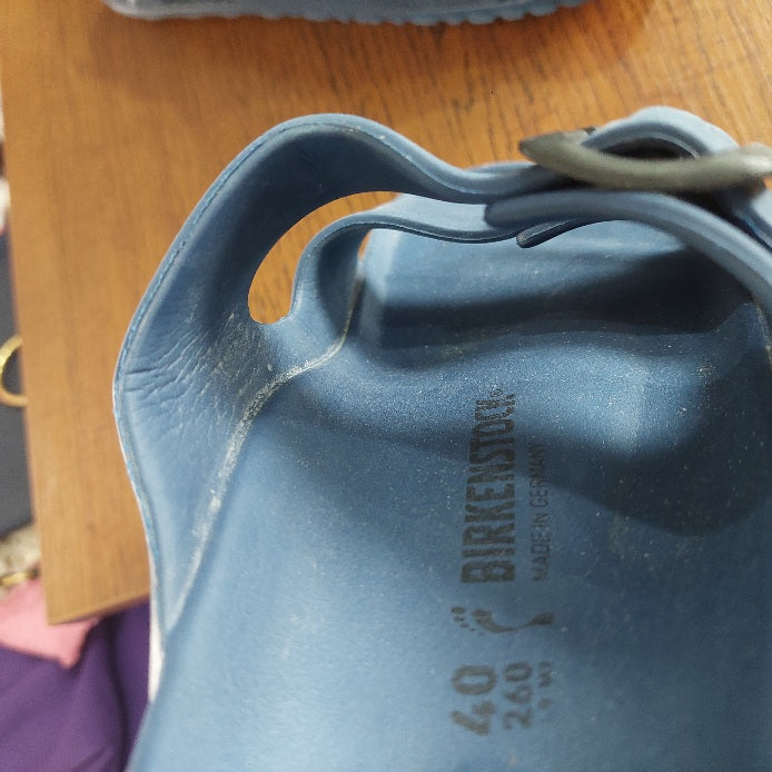 Birkenstock Blue Arizona Essential Sandals | Pre Loved |