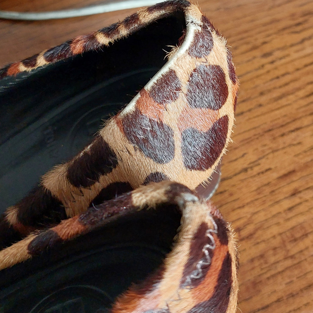 Tory Burch Leopard Print Block Heel 'Reva' Pumps | Pre Loved |