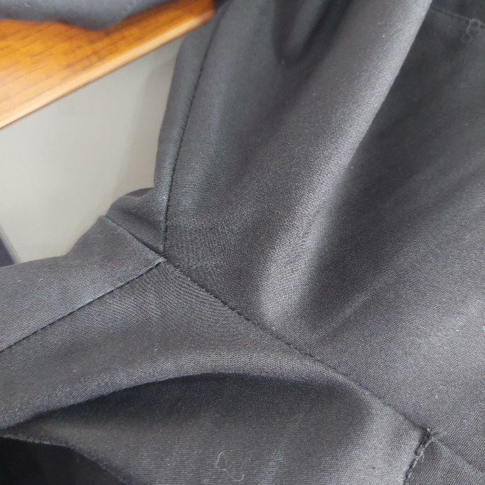 Mango Black Side-Zip Straight Leg Pants | Pre Loved |