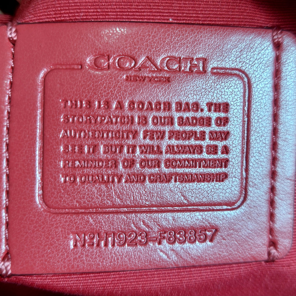 Coach Red Leather City Zip Tote Bag | Gently Used |