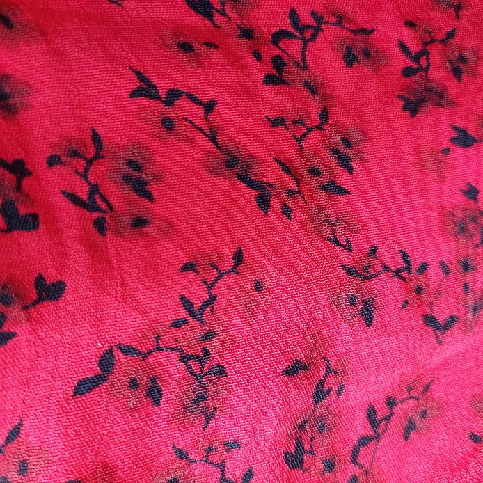 New Look Red Printed Frill Detail Top | Gently Used |