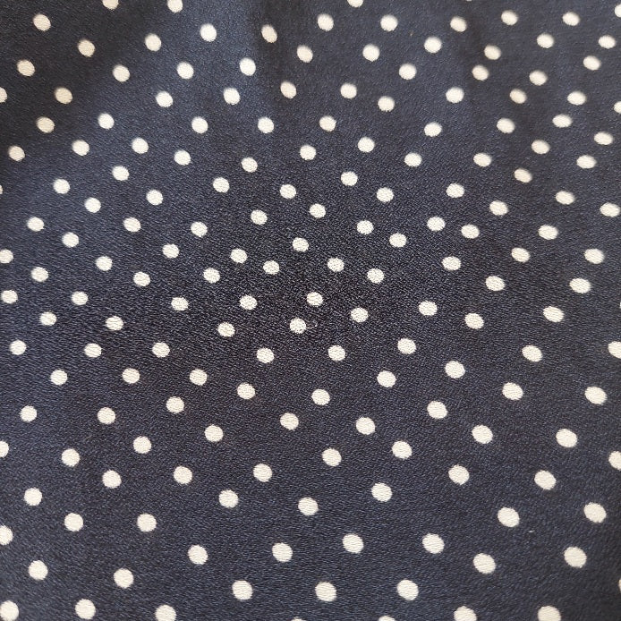 H&M Navy & White Polka Dot Top | Pre Loved |