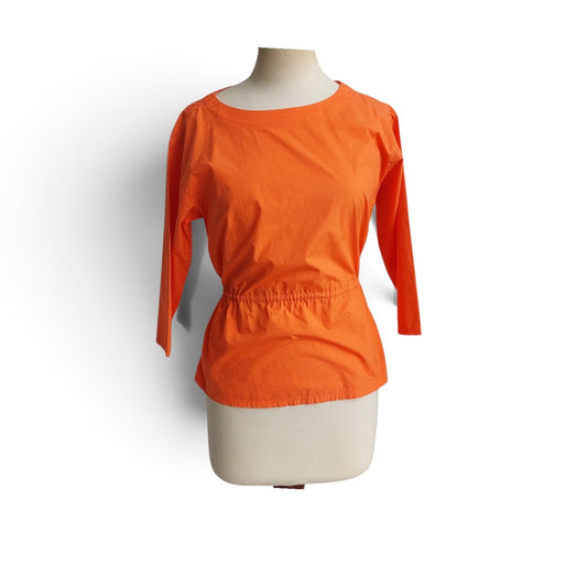 Gap Orange Round Neck Top | Gently Used |