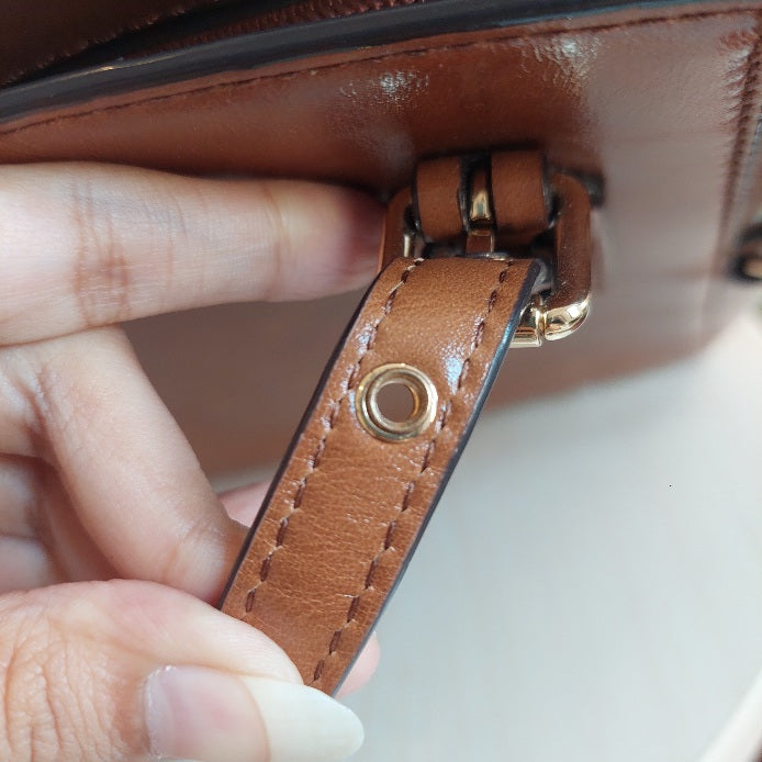 Michael Kors Tan VOYAGER Textured Tote Bag | Gently Used |