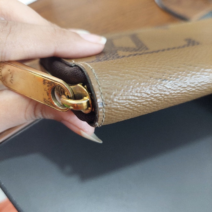 Louis Vuitton Monogram 'Zippy' Reverse Wallet | Pre Loved |
