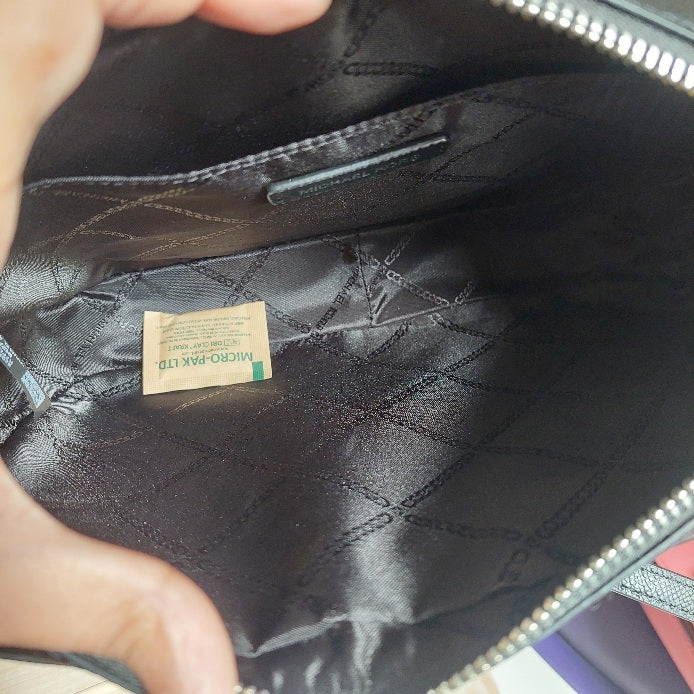 Michael Kors Black Leather Large EW Crossbody Bag | Brand New |