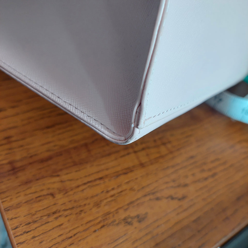 Ted Baker Pink Shopper Leatherette Small Icon Tote Bag | Gently Used |