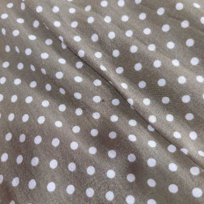 Mango Green Polka Dot Button Down Knee Length Dress | Gently Used |