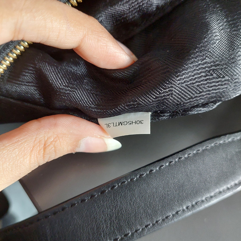 Michael Kors Black Leather Matilda Shoulder Bag | Pre Loved |