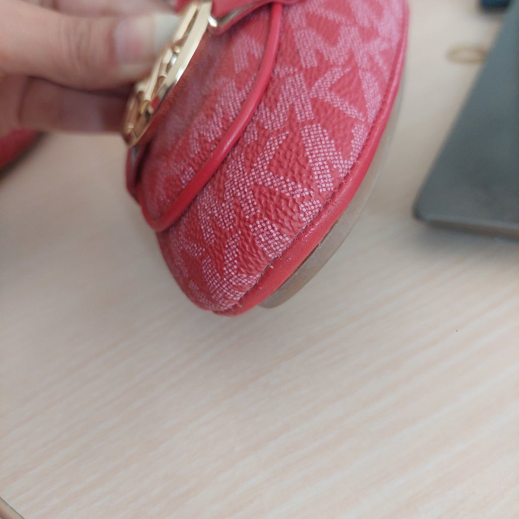 Michael Kors Pink Leather 'Fulton' Loafers | Pre Loved |