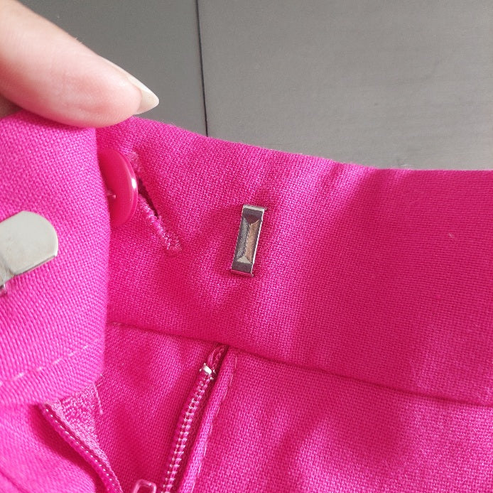 ZARA Hot Pink High Waisted Wide Leg Pants | Gently Used |