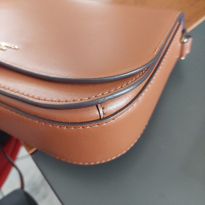 Kate Spade Tan Leather Nadine Medium Flap Crossbody Bag | Pre Loved |