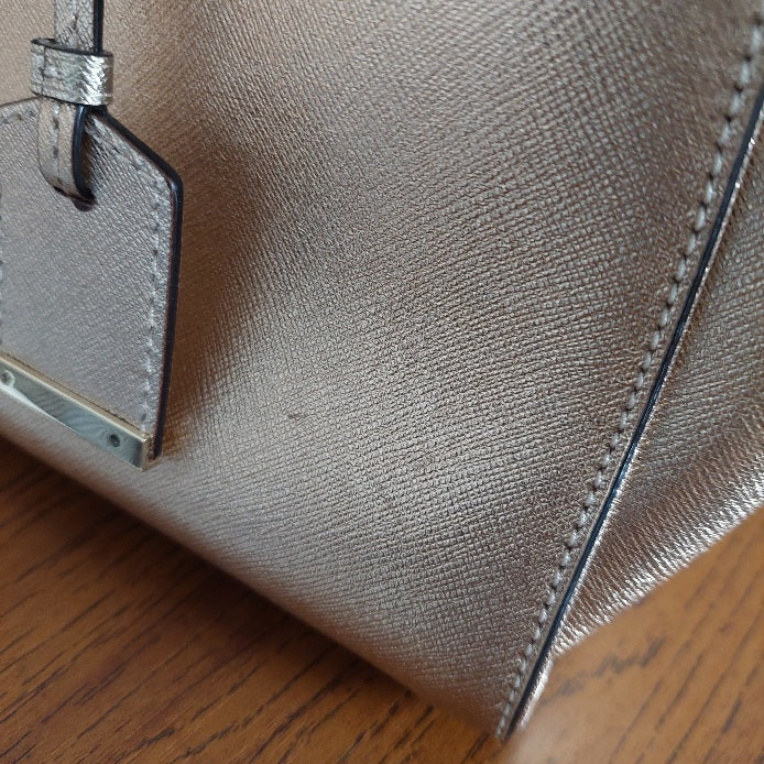 Kate Spade Cameron Street Small Hayden Rose Gold Leather Satchel Bag | Pre Loved |