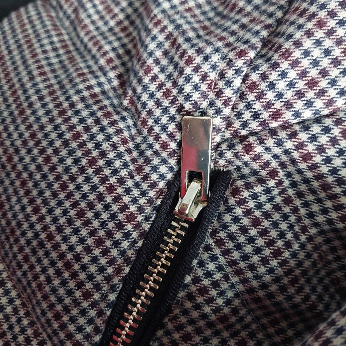 Next Black & Maroon Check Print Puffer Jacket | Gently Used |