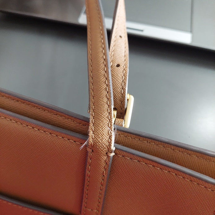 Tory Burch 'Emerson' Tan Leather Tote Bag | Pre Loved |