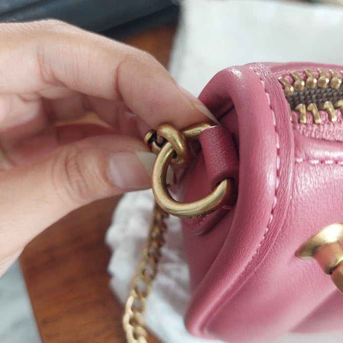 Coach Pink Quilted Leather Swinger 20 Shoulder Bag | Gently Used |