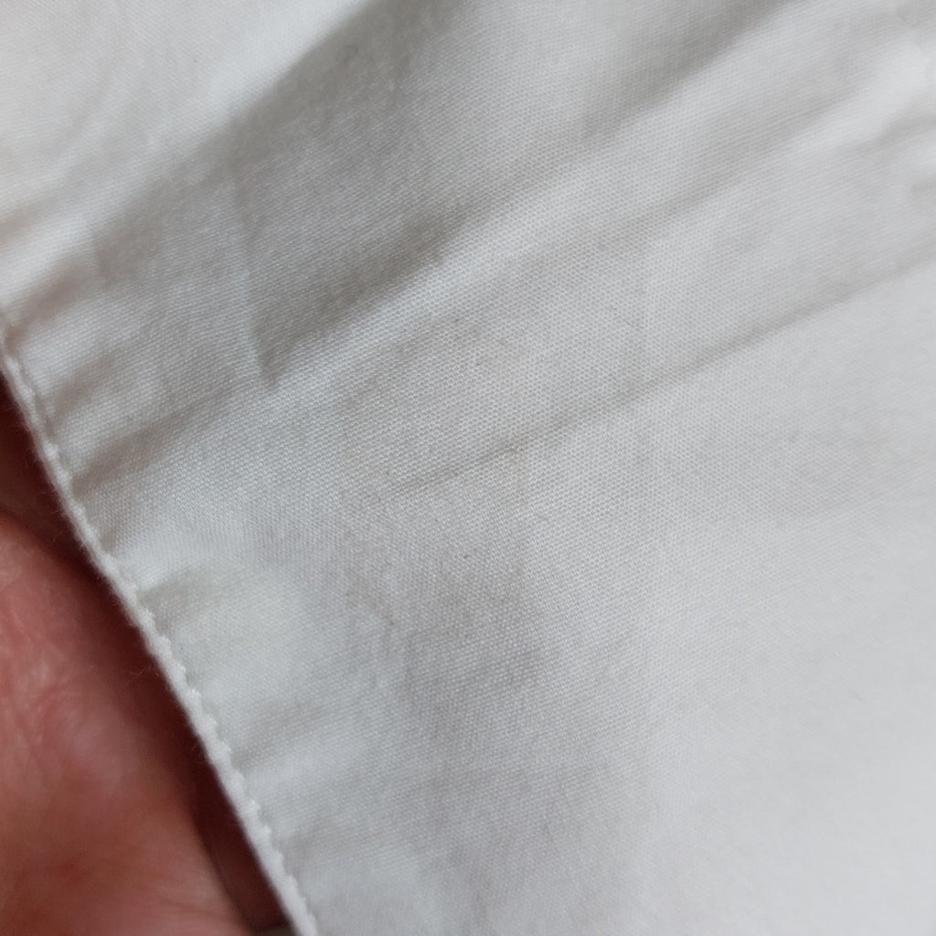 Mango White Button Down Peasant Top | Brand New |