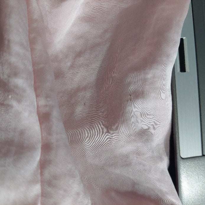 DKNY Pink Satin Pleat Detail Top | Brand New |