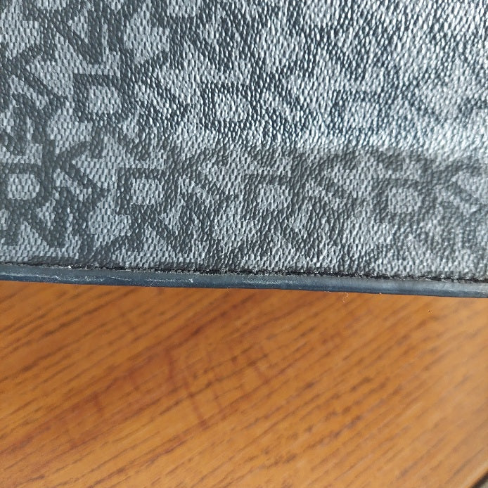 DKNY Black Millie Flap Cow Leather Coated Shoulder Bag | Brand New |