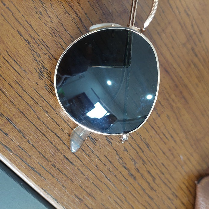 Ray Ban Green RB3447 Round Metal Sunglasses | Gently Used |