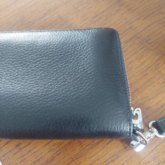 Michael Kors Black Leather Large Continental Wallet | Gently Used |