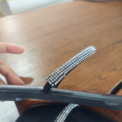 Gianni Binni Black Rhinestone Sandals | Like New |