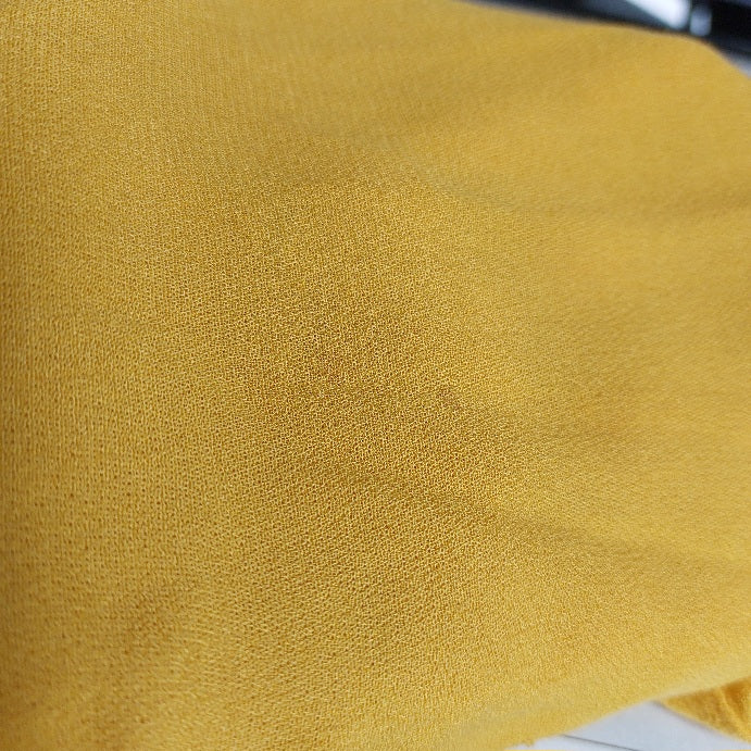 Express Mustard Ladder Lace Trim Top | Pre Loved |