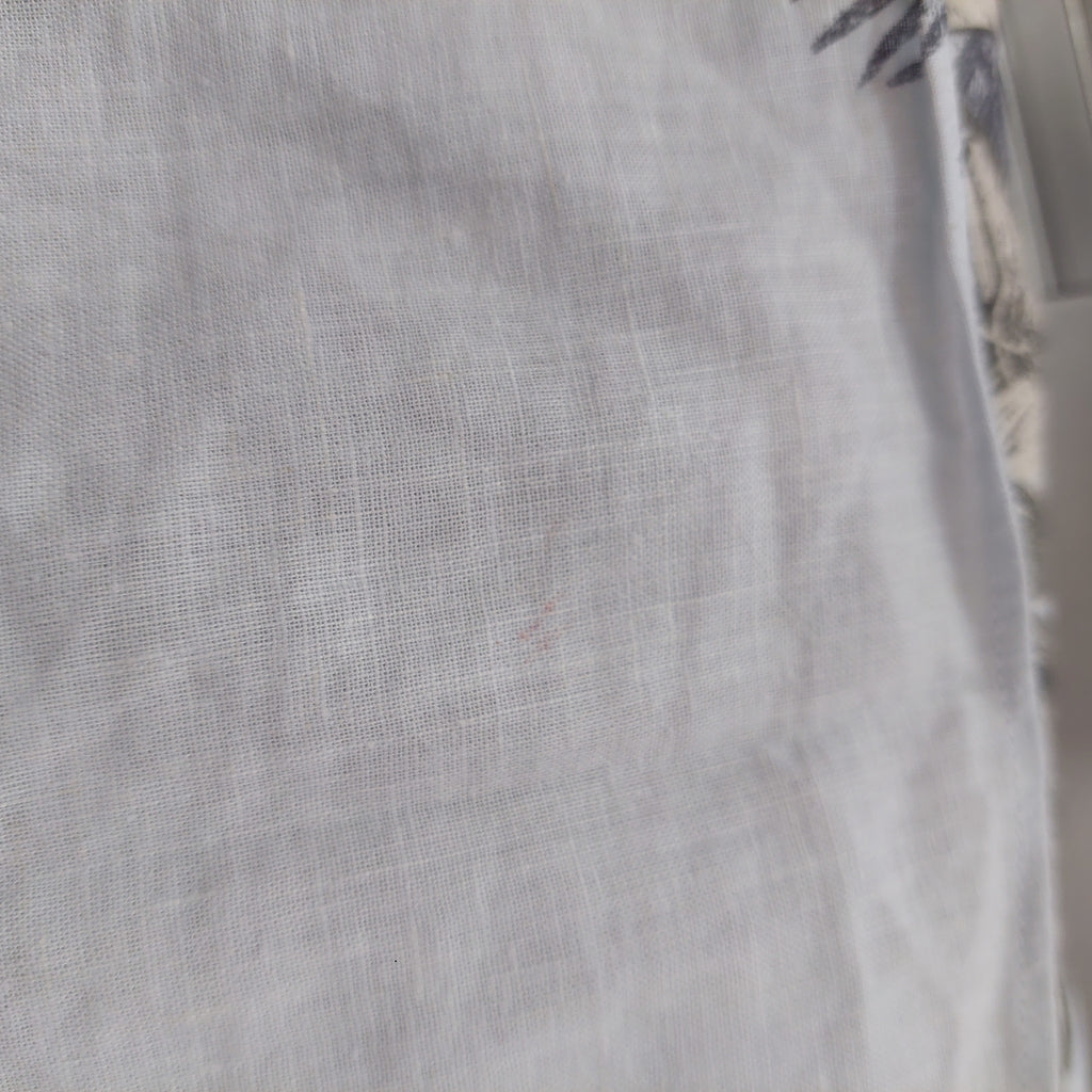 Massimo Dutti Men's Light Blue Floral Print Button Down Shirt | Pre Loved |