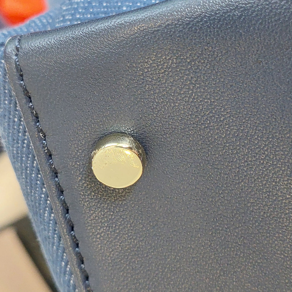 Kate Spade Blue Denim & Leather Quilted Shoulder Bag | Gently Used |