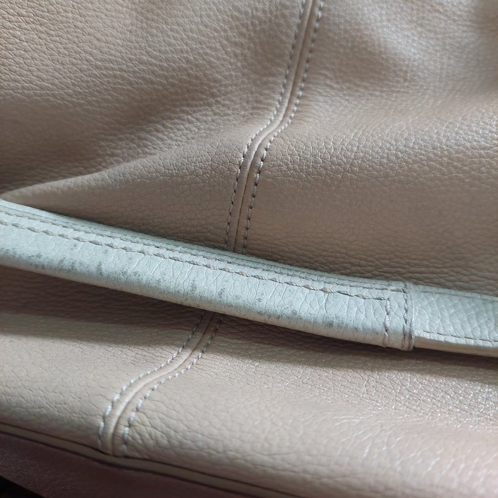 Coach Beige & Ivory Pebbled Leather Penelope Shoulder Bag | Pre Loved |