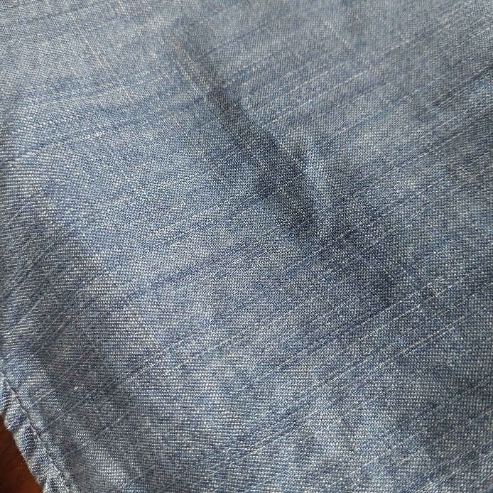 Next Blue Denim Thread Embroidered Cutwork Shirt | Pre Loved |