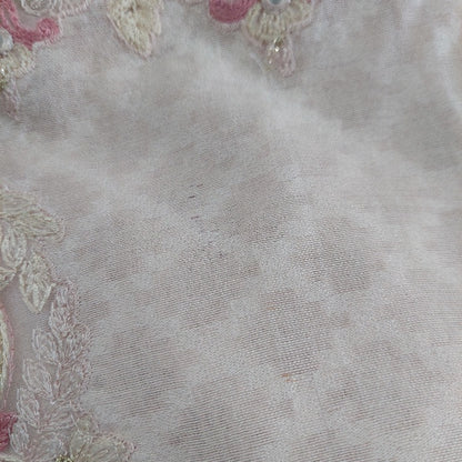 Threads & Motifs Light Pink Mirror Embroidered Outfit (3 Pieces) | Gently Used |